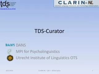 TDS-Curator