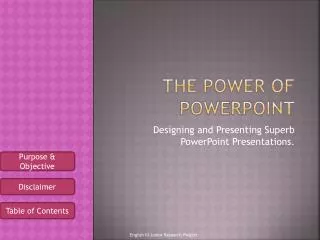 The power of PowerPoint