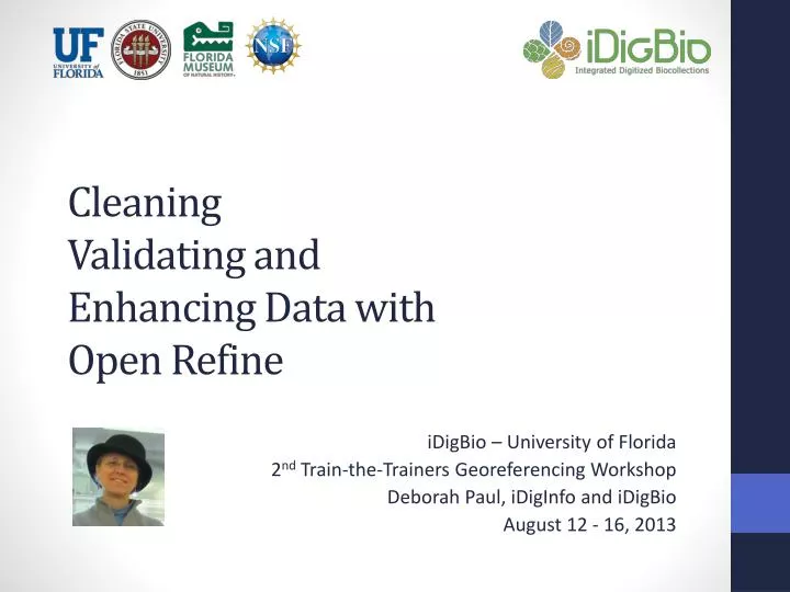 cleaning validating and enhancing data with open refine