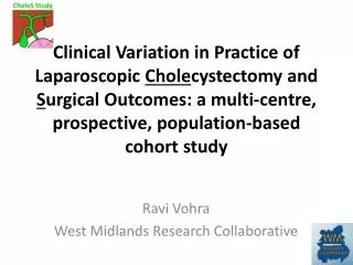 Ravi Vohra West Midlands Research Collaborative