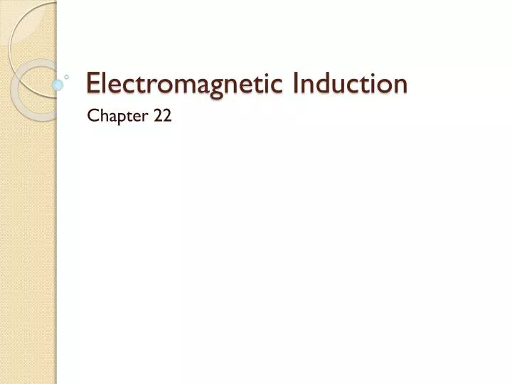 electromagnetic induction