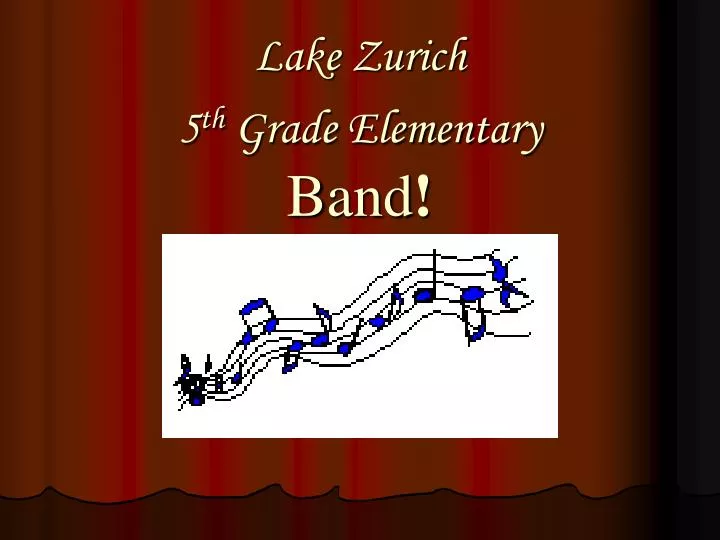 lake zurich 5 th grade elementary band