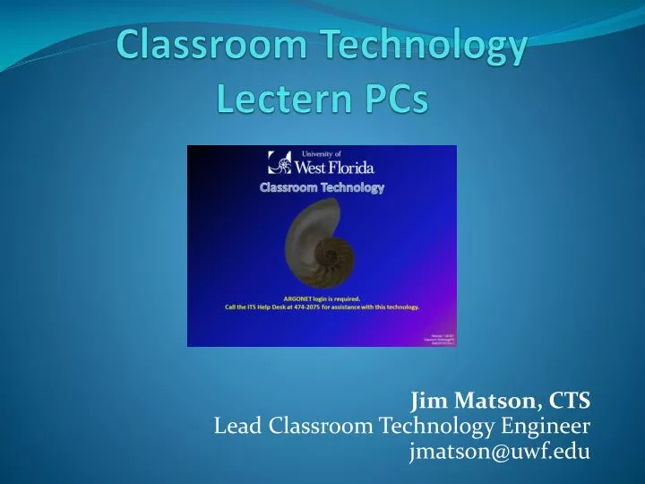 classroom technology lectern pcs