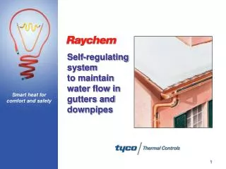 Self-regulating system to maintain water flow in gutters and downpipes