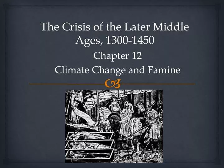 the crisis of the later middle ages 1300 1450