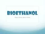 Bioethanol - slide 1