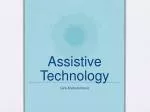 Assistive Technology - slide 1