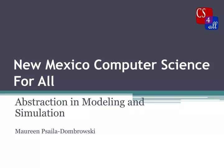 new mexico computer science for all