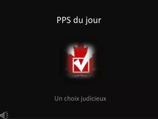 pps du jour