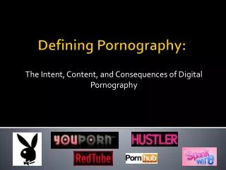 Defining Pornography: