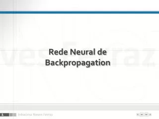 rede neural de backpropagation