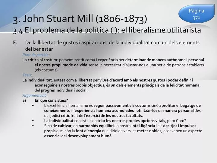 3 john stuart mill 1806 1873 3 4 el problema de la pol tica i el liberalisme utilitarista