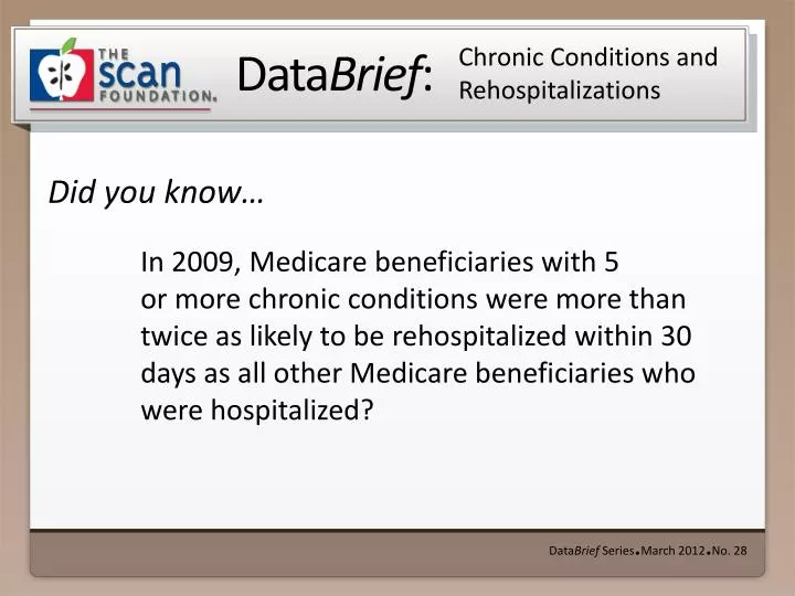chronic conditions and rehospitalizations