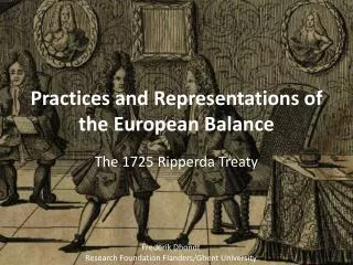 Practices and Representations of the European Balance