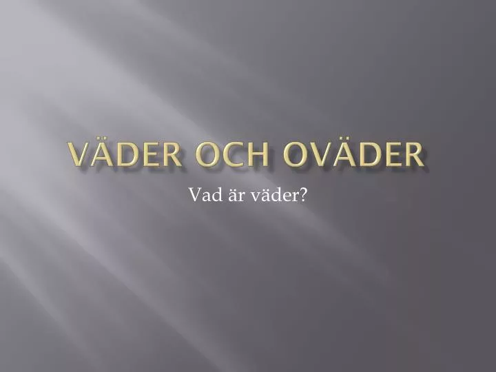 v der och ov der