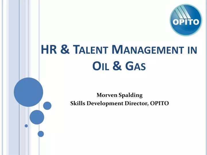 hr talent management in oil gas