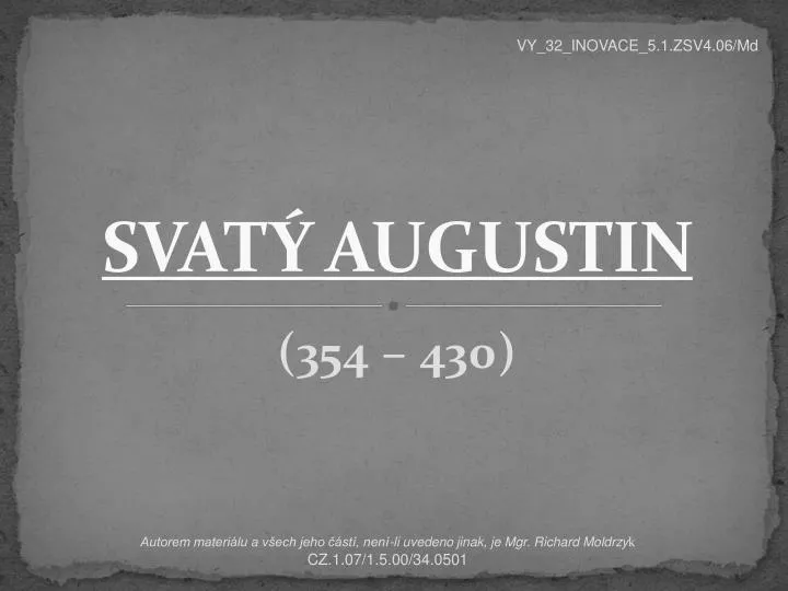 svat augustin