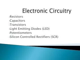 Electronic Circuitry