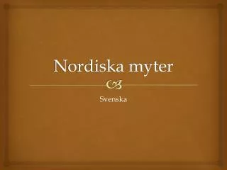 Nordiska myter