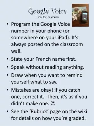 Google Voice Tips for Success