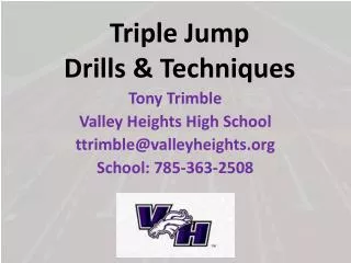 Triple Jump Drills &amp; Techniques