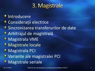 3 magistrale