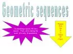 Geometric sequences - slide 1