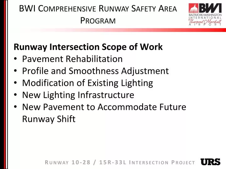 bwi comprehensive runway safety area program