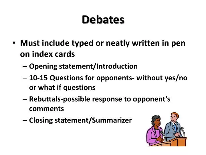 debates