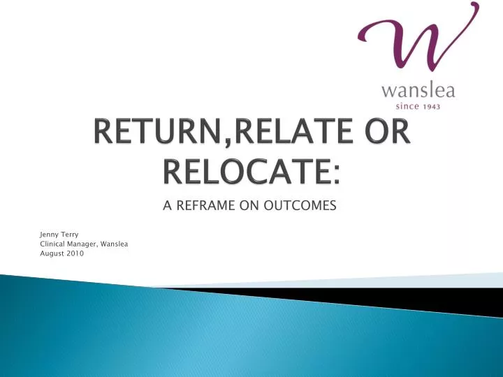 return relate or relocate