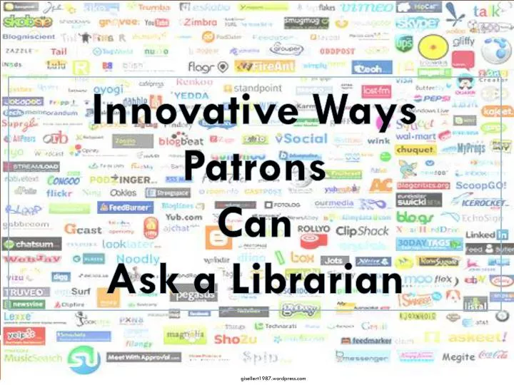 innovative ways patrons can ask a librarian using im texting twitter and voip