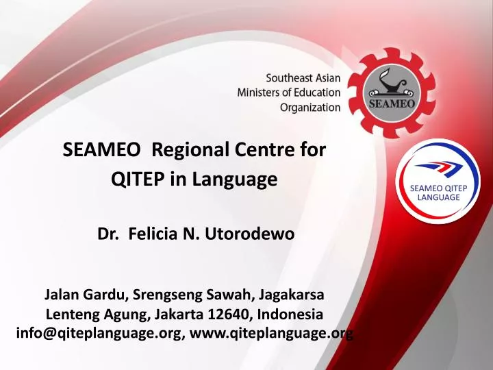 seameo regional centre for qitep in language