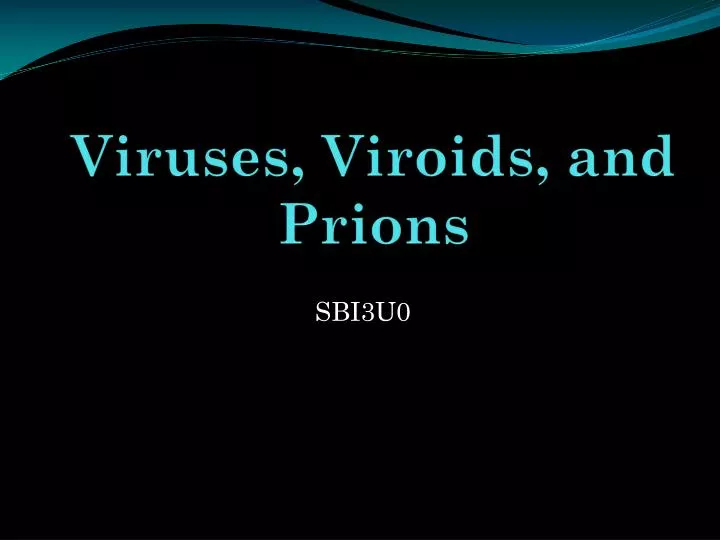 viruses viroids and prions
