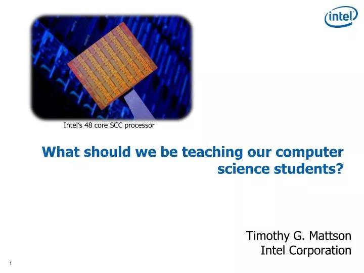 what should we be teaching our computer science students