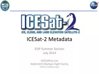 ICESat-2 Metadata