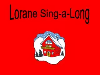 Lorane Sing-a-Long