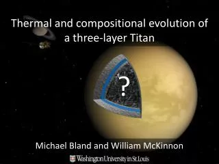Thermal and compositional evolution of a three-layer Titan