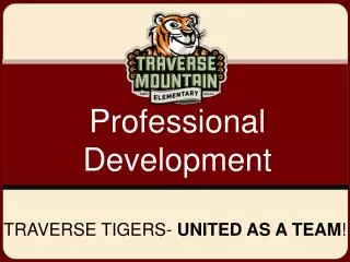 TRAVERSE TIGERS- UNITED AS A TEAM !