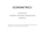 ECONOMETRICS I - slide 1