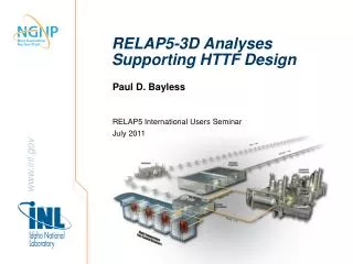 RELAP5-3D Analyses Supporting HTTF Design