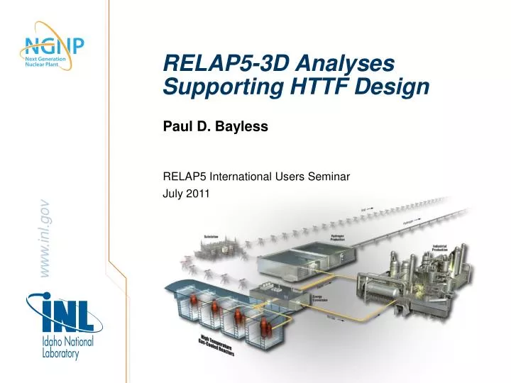 relap5 3d analyses supporting httf design