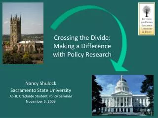 Crossing the Divide: Making a Difference with Policy Research