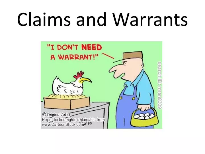 claims and warrants