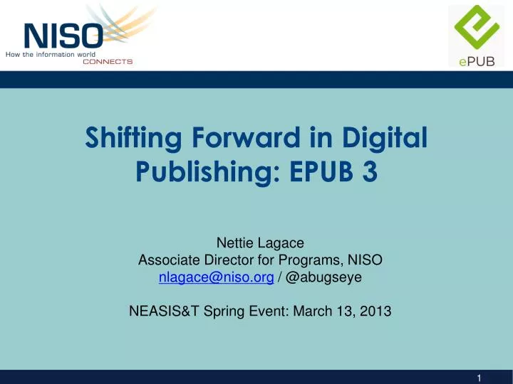 shifting forward in digital publishing epub 3