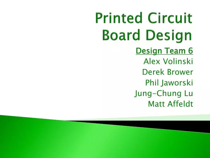 printed circuit board design