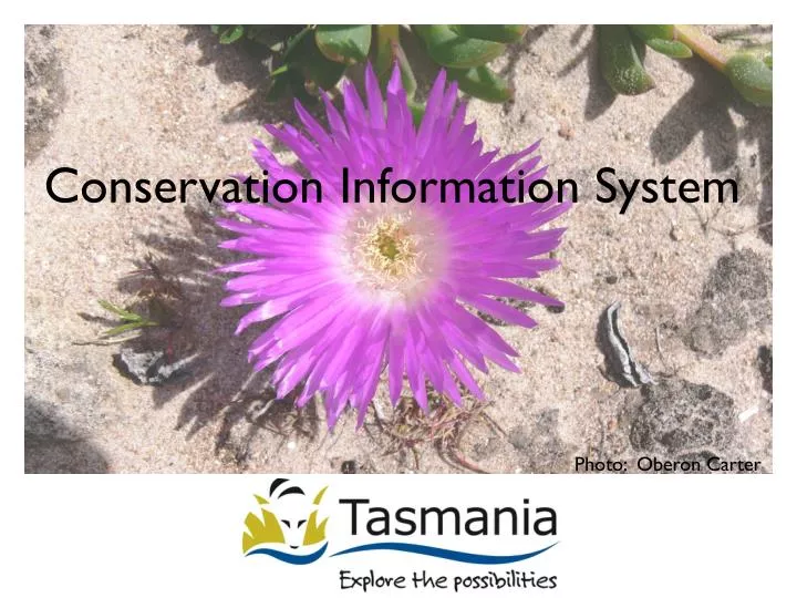 conservation information system