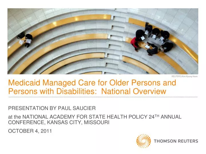 medicaid managed care for older persons and persons with disabilities national overview