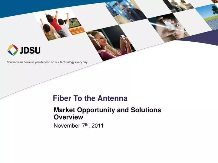 fiber to the antenna