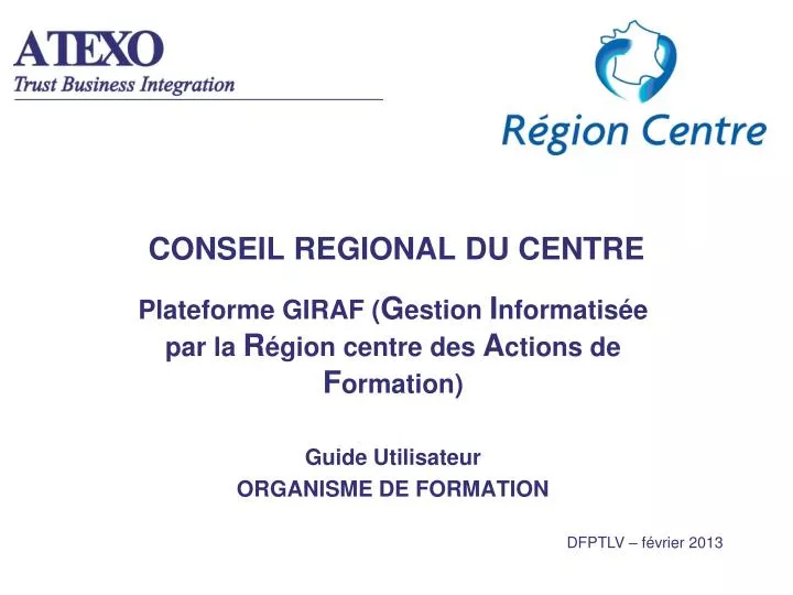 conseil regional du centre