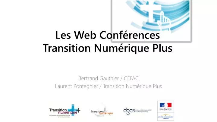 les web conf rences transition num rique plus